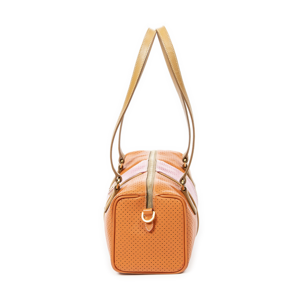 Prada Mini Perforated Boston - Picture 6 of 9